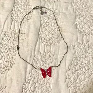 Lucky Brand Butterfly necklace